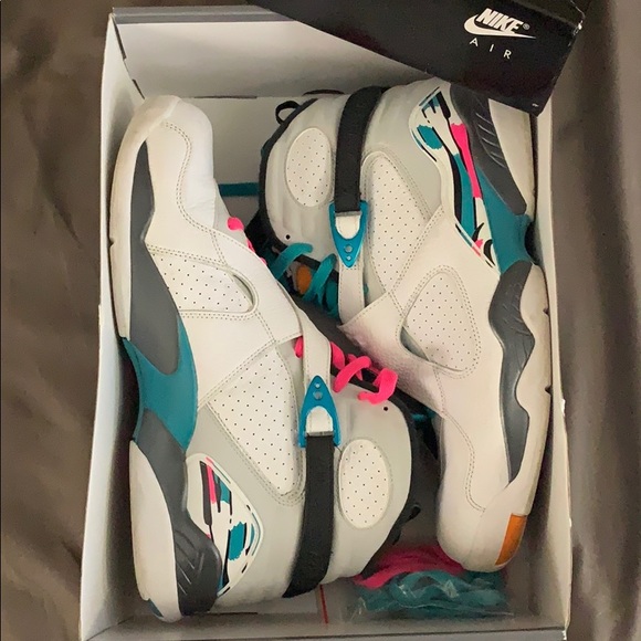 jordan 8 retro white turbo green